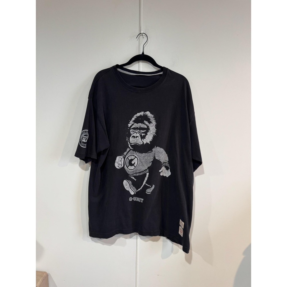 Vintage G-Unit Gorilla Shirt‎ Mens XL Black Hip Hop Rap Graphic Tee T-Shirt Y2K